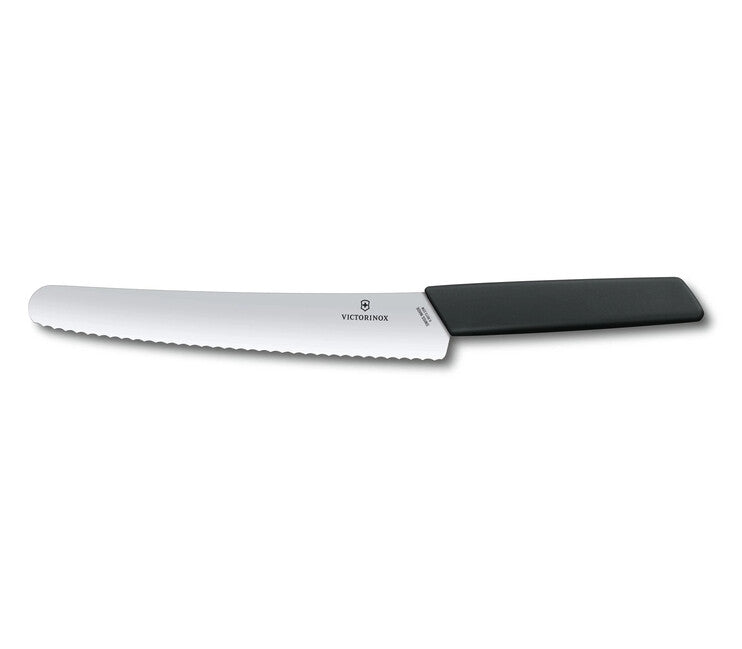 Victorinox Swiss Modern nož za kruha in peciva, črn