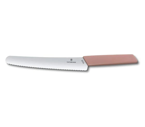 Victorinox Swiss Modern nož za pečivo in sladkarije, marelično rožnata