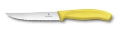 Victorinox Swiss Classic nôž na steak a pizzu, žltá