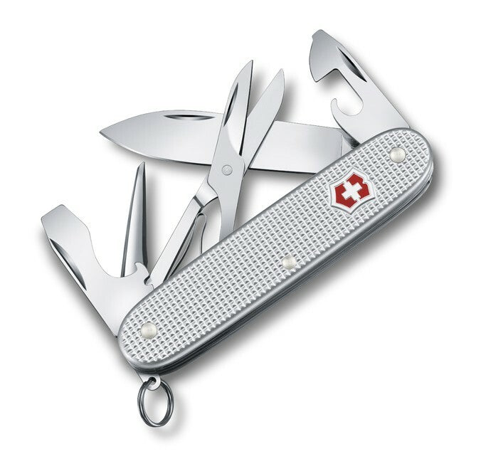 Victorinox Pioneer X Alox večnamenski nož 93 mm, srebrna, 9 funkcij