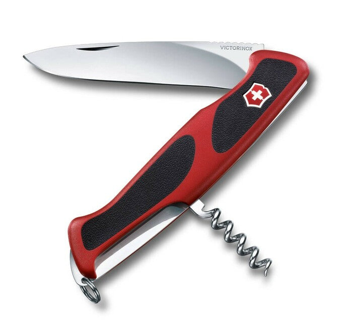 Victorinox RangerGrip 52 večnamenski nož 130 mm, rdečno-črn, 5 funkcij