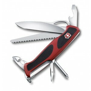 Victorinox RangerGrip 78 večnamenski nož 130 mm, rdeče-črn, 12 funkcij