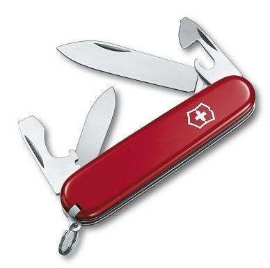 Victorinox Recruit večnamenski rdeči nož 84 mm, rdeča, 10 funkcij