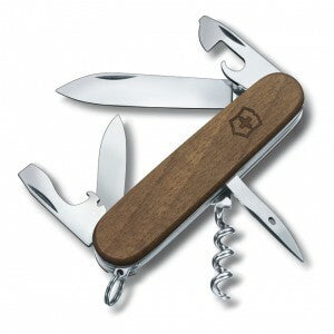 Victorinox Spartan večnamenski nož 91 mm Wood, oreševo les, 10 funkcij