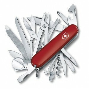 Victorinox Swiss Champ večnamenski nož 91 mm, rdeča, 33 funkcij
