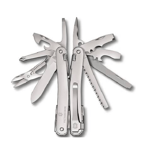 Victorinox Swiss Tool Spirit MX Clip večnamenski pripomoček, srebrn, 24 funkcij