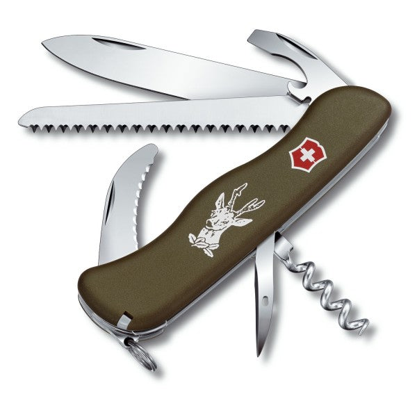 Victorinox Hunter žepni nož s poistko, zelen 111mm