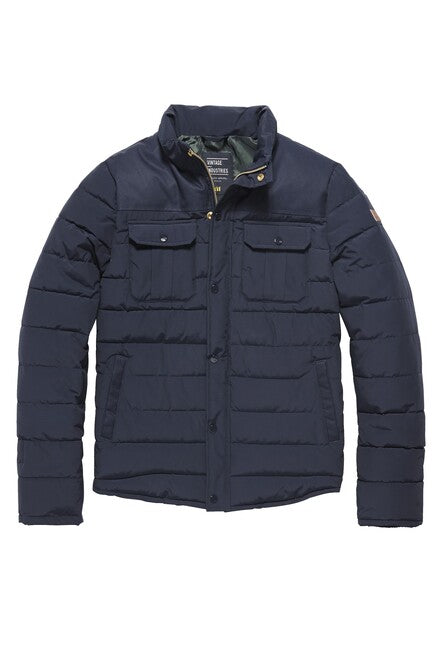 Vintage Industries Beeston jakna, temno modra