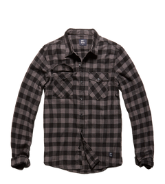 Vintage Industries Harley shirt, grey checked