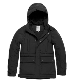 Vintage Industries Milo men's parka jacket, black