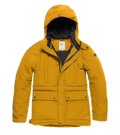 Vintage Industries Milo men's parka jacket, yellow