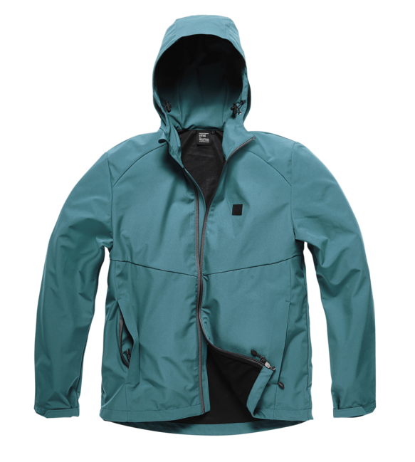 Vintage Industries Ather softshell jakna, modra