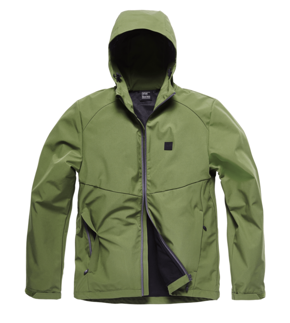 Vintage Industries Ather softshell jakna, olivno zelena