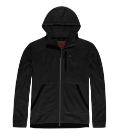 Vintage Industries Vitor fleece hoodie hollow fibre, black