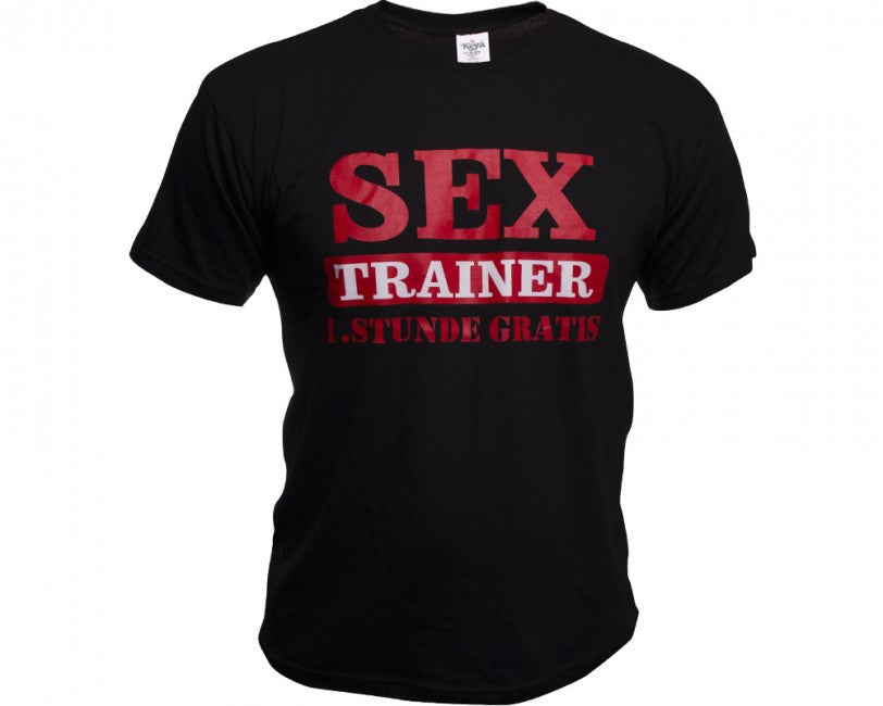 O&T Funny Šaljive sex trainer majica, črna