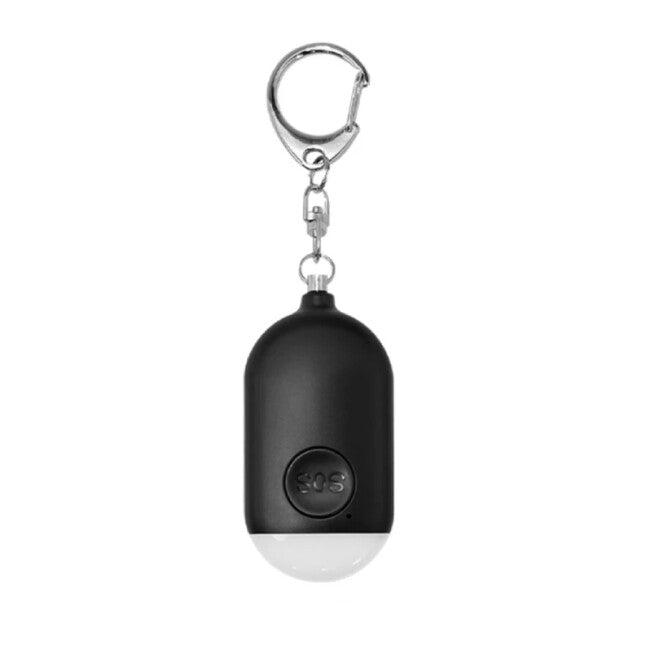 W&G SHIELD SOS vodotesen osebni alarm s svetilko in gumbom za aktivacijo, črn
