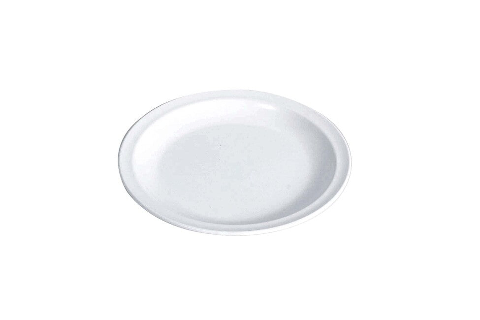 Waca puščavski melaminski krožnik 19,5 cm premer, bel