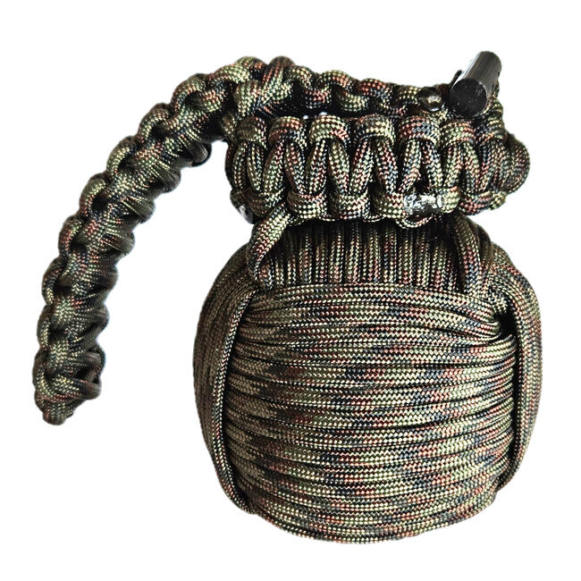 WARAGOD Menel Paracord komplet za preživetje, maskiranje zelena
