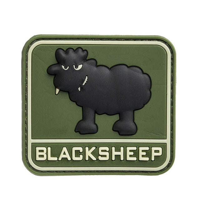 WARAGOD 3D BLACKSHEEP našitek 6x5,5 cm, gozdna
