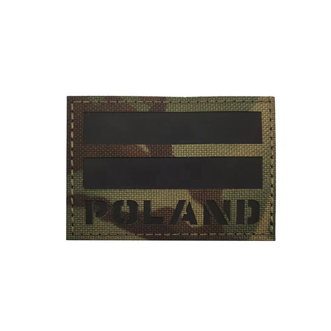 WARAGOD CP Camo našitek z zastavo države, Poljska