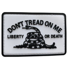 WARAGOD Don't Tread on me PVC našitek, bela