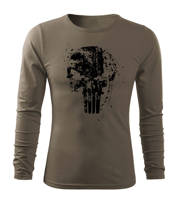 DRAGOWA Fit-T Frank The Punisher majica z dolgimi rokavi