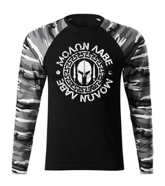 DRAGOWA Fit-T μακρυμάνικο μπλουζάκι Molon Labe 160 g/m², Metro
