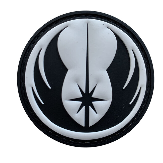 WARAGOD Jedi Order PVC našitek, bela