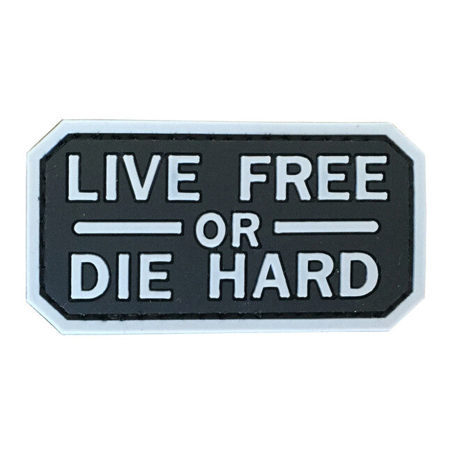 WARAGOD Live Free PVC našitek