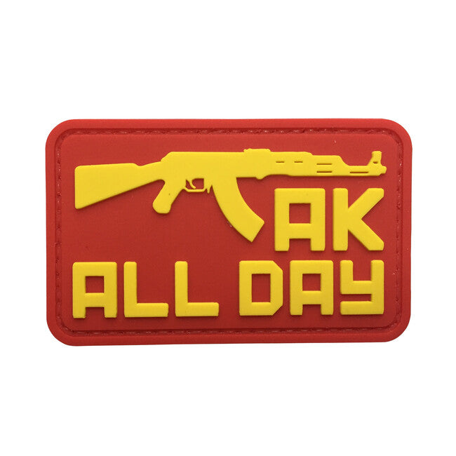WARAGOD 3D AK našitek All Day, 7.5x4.5cm