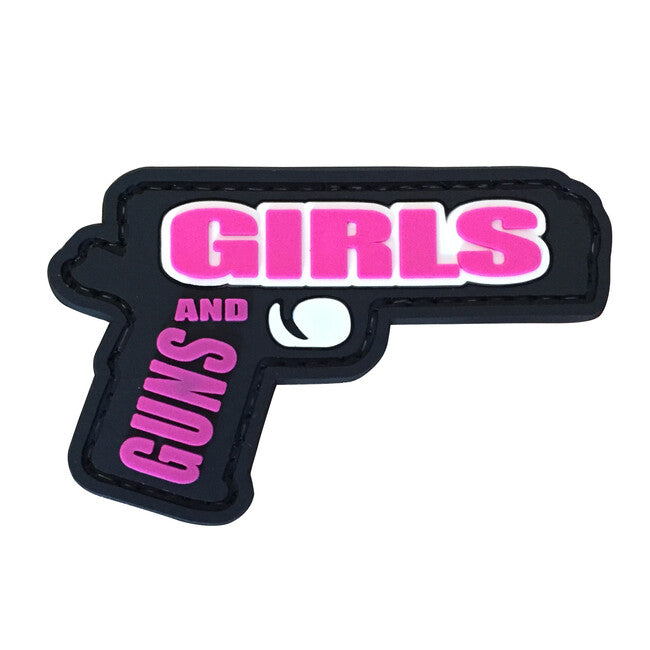 WARAGOD 3D Guns and Girls našitek 7x5cm