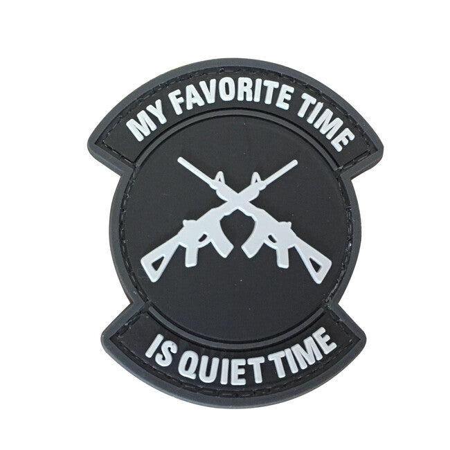 WARAGOD My Favorite Time is Quiet 3D našitek 7x6cm