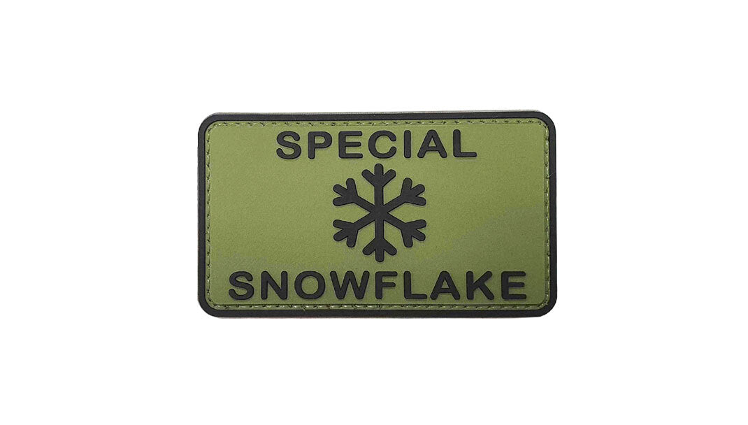 WARAGOD 3D SNOW Flake našitek 8,5x5cm