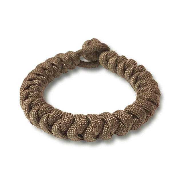 WARAGOD Ectar paracord zapestnica s nastavljivo zapono, coyote