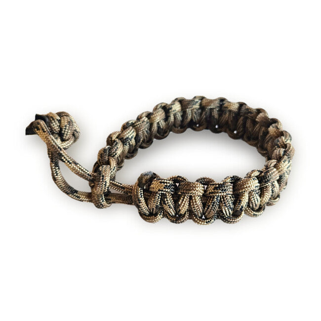 WARAGOD Ilmë paracord zapestnica s nastavljivo zaponko, camo coyote