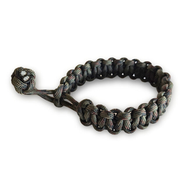 WARAGOD Ilmë Paracord zapestnica z nastavljivo zaponko, camo green