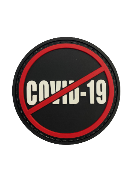 WARAGOD Stop Covid 19 PVC našitek