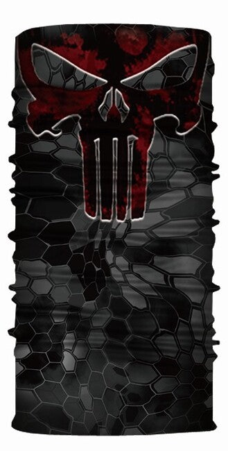 WARAGOD Bloody Punisher Skull Πολυχρήσιμο Bandana Värme