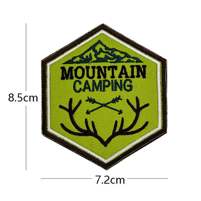 WARAGOD Mountain Camping našitek 04