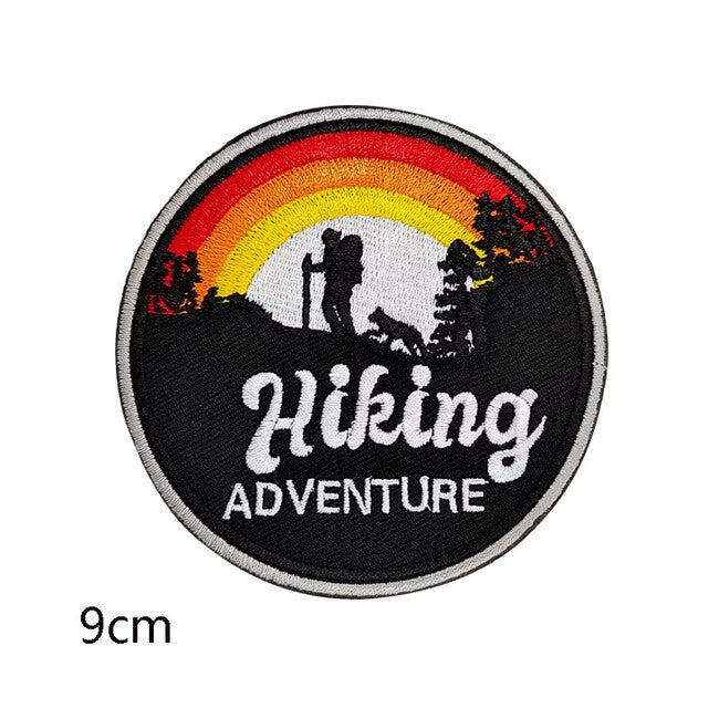 WARAGOD Mountain Camping vezeni našitek 08