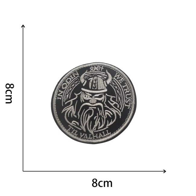 WARAGOD Northern Europe Viking vez ušita našitek 06