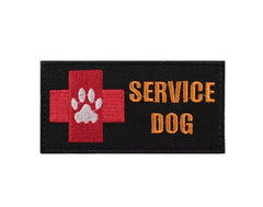 WARAGOD Service Dog Rescue Team vezen našitek, črn