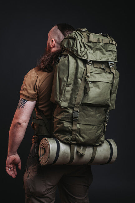 WARAGOD Soldat assault XL nahrbtnik 65l, črn