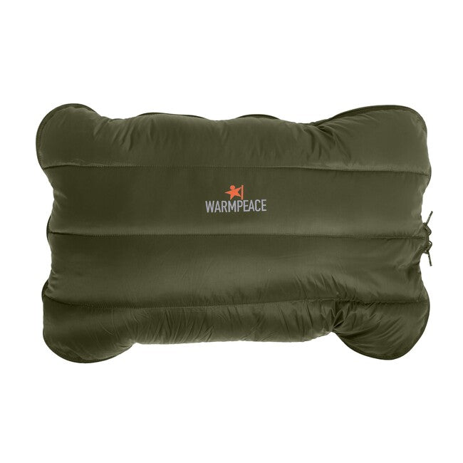 Warmpeace Blazina s pihtama Zip, olivno zelena