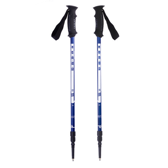 Warp Berg Antishock Trekking Poles 145 cm, Blue-Silver