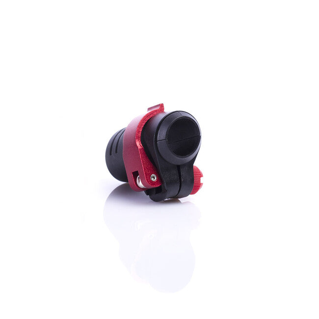 Warp ND Flip-Lock Mechanism FL-17, Black Plastic/Red Aluminum Lever/Red Nut, 18mm Diameter