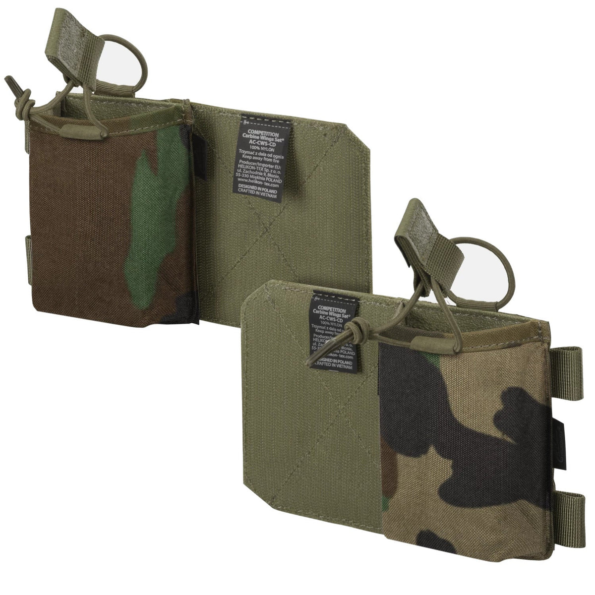 Helikon-Tex "COMPETITION" set bočných prídavných sumiek, US Woodland