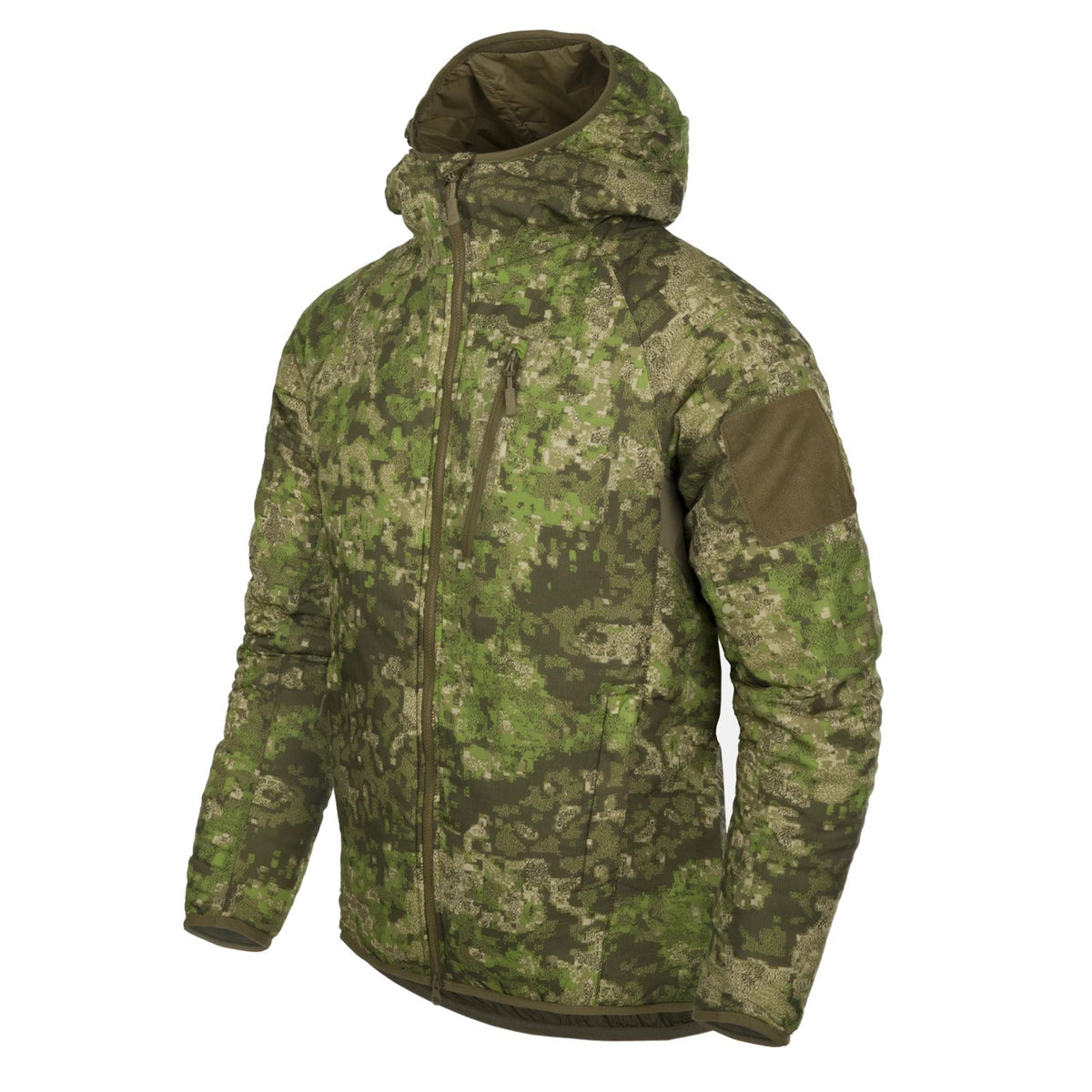 Helikon-Tex WOLFHOUND bunda s kapucňou Climashield Apex, PenCott WildWood™