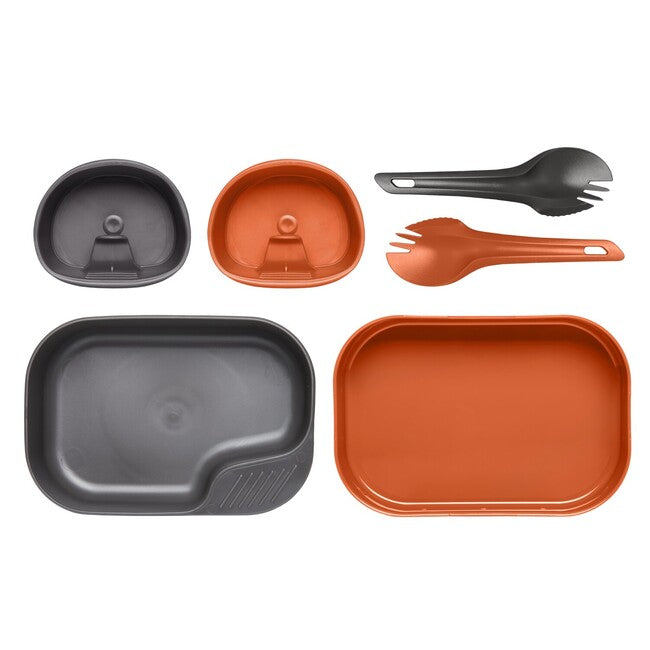 wildo DUO Light kampinški komplet 6657 id, oranžen / temno siv