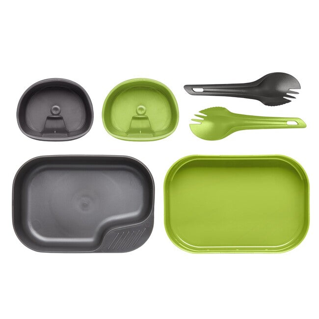 wildo DUO Light kampinški komplet - Lime / temno siva (ID 6629)